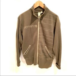 Element Skate Brand Track Jacket - Olive - Med
